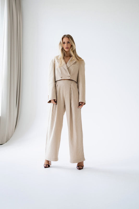 Trend Collection Anzug Set Leinen