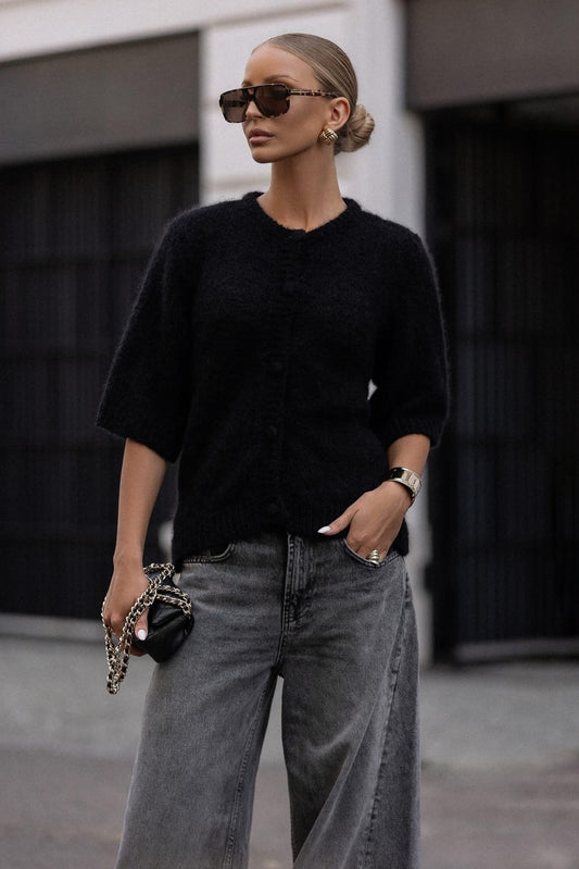 Trend Collection Cardigan Hazel Schwarz / One Size