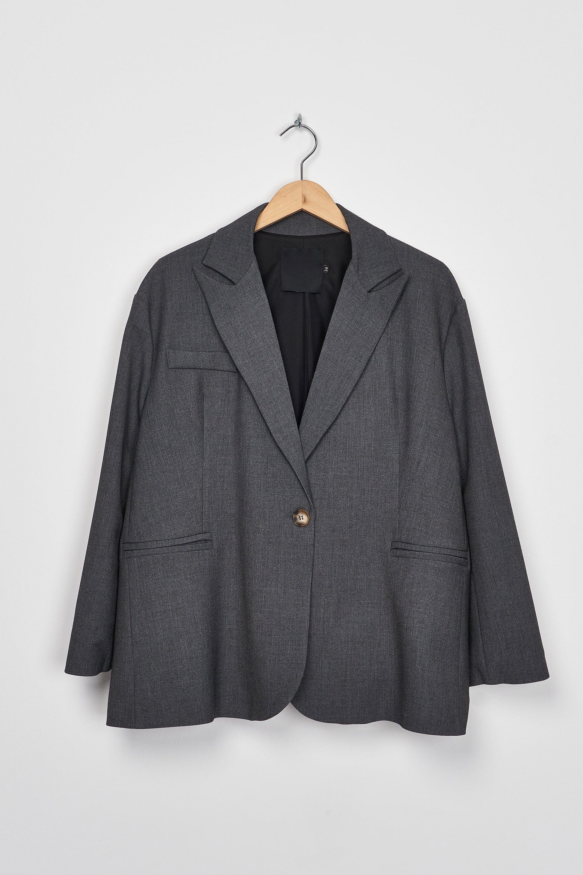 Trend Collection Einreihiger Blazer Florence 34 / Dunkelgrau