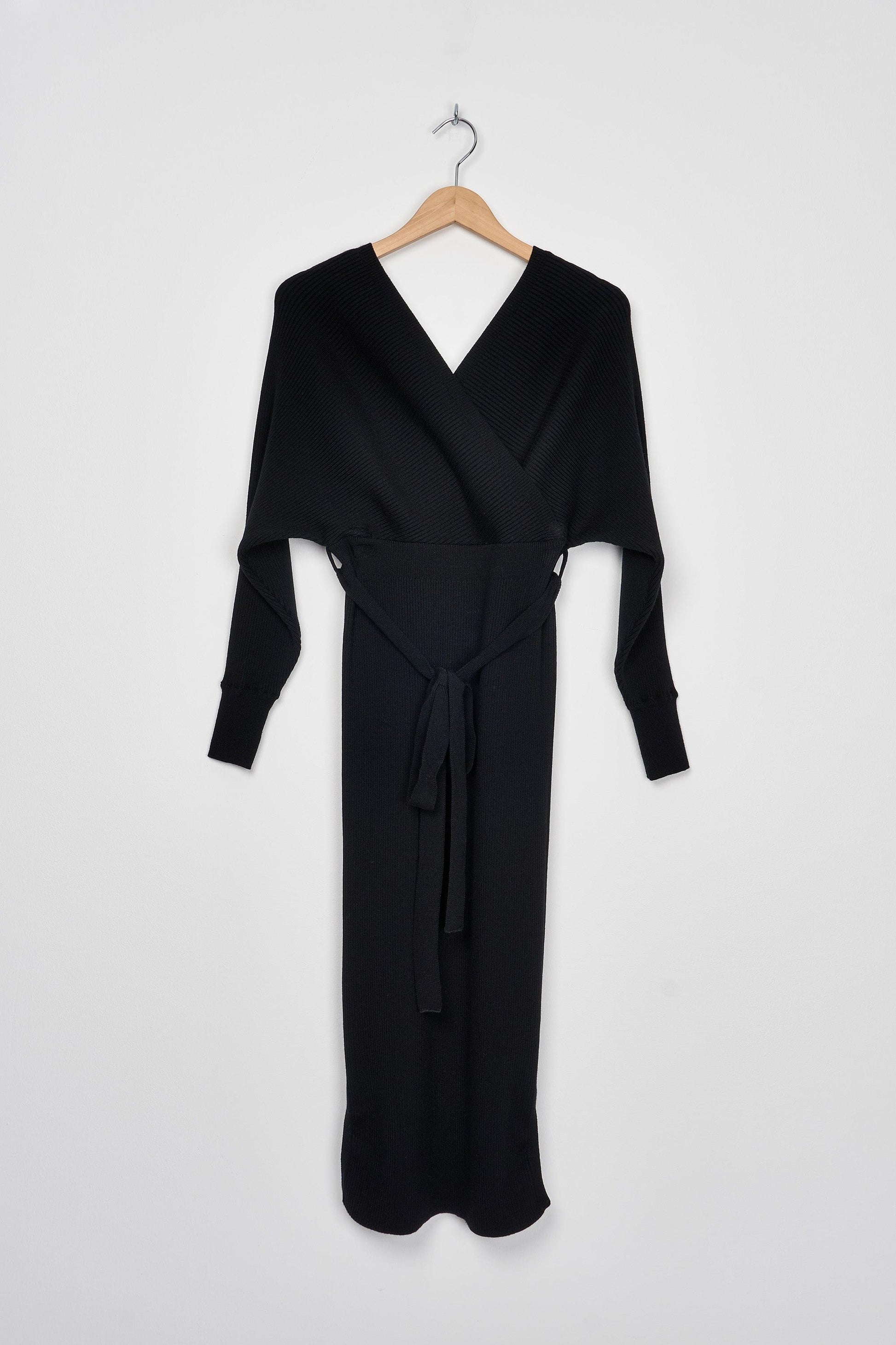Trend Collection Elegantes Strickkleid Paolo One Size / Schwarz