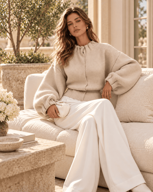 Trend Collection Lange Strickjacke Luna
