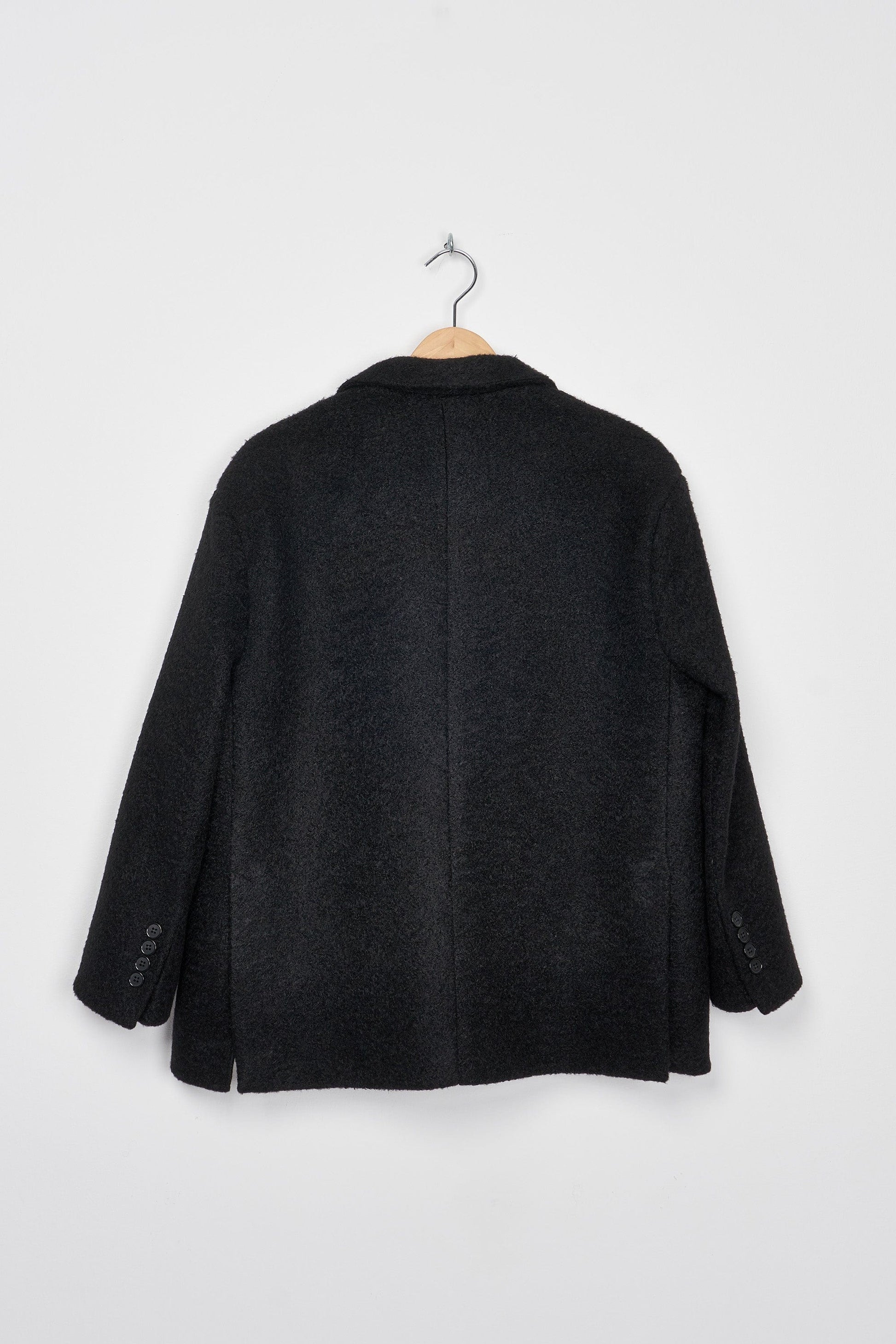Trend Collection Oversize Jacke mit Futter und Schulterpolstern One Size / Schwarz