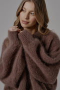 Trend Collection Super Kid Mohair Pullover Como One Size / Choco Dark