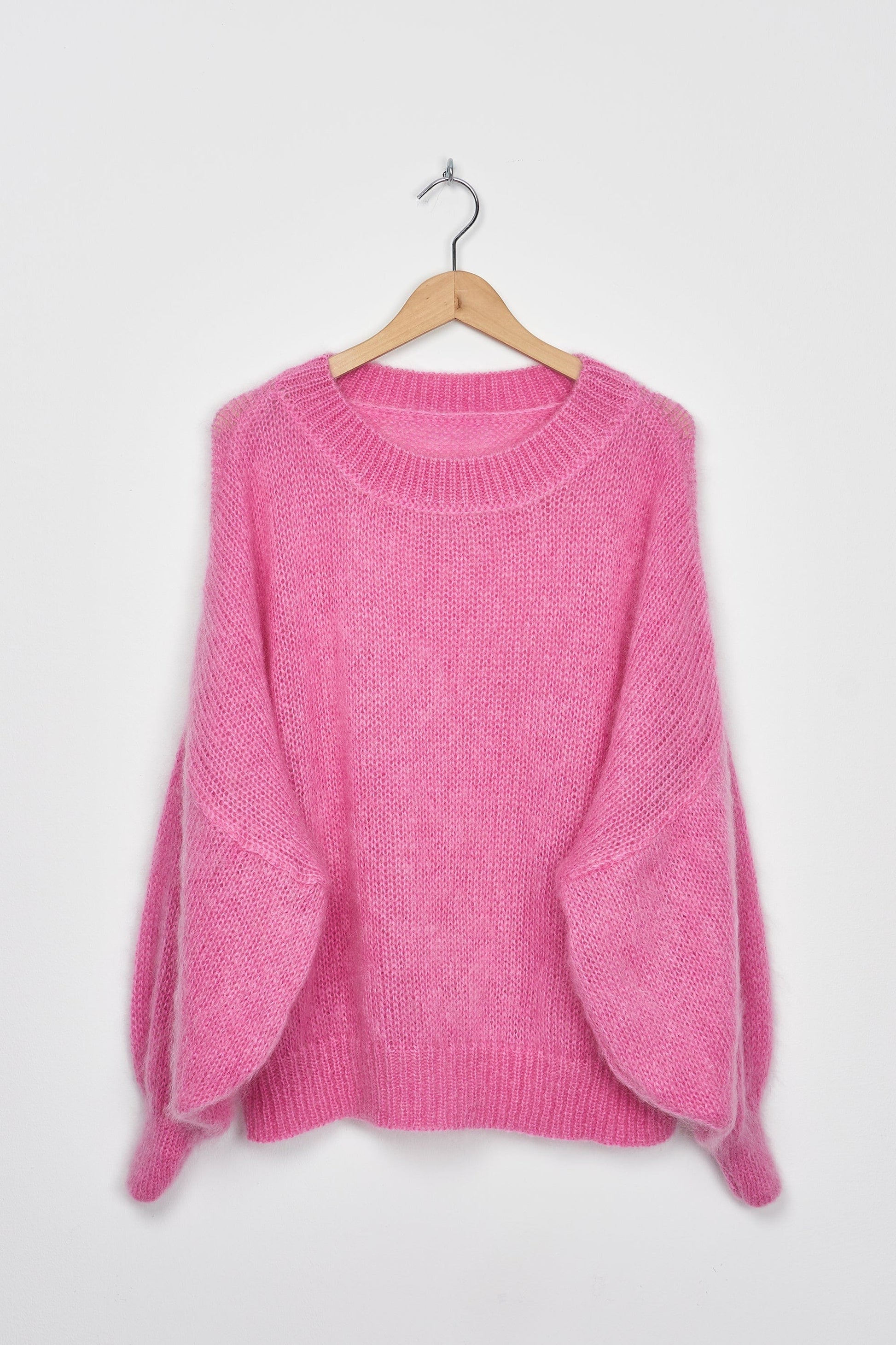 Trend Collection Super Kid Mohair Pullover Como One Size / Pink