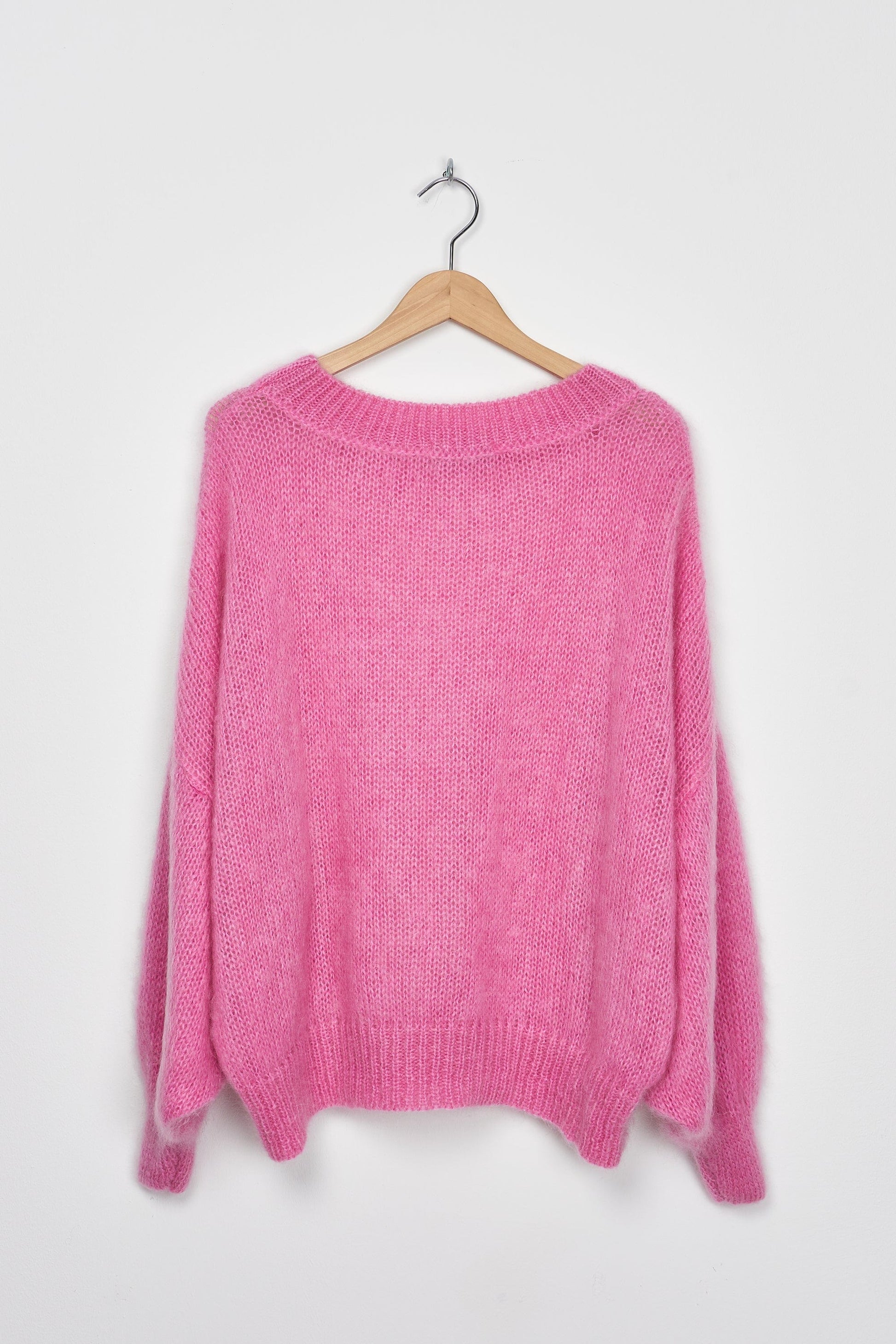 Trend Collection Super Kid Mohair Pullover Como One Size / Pink