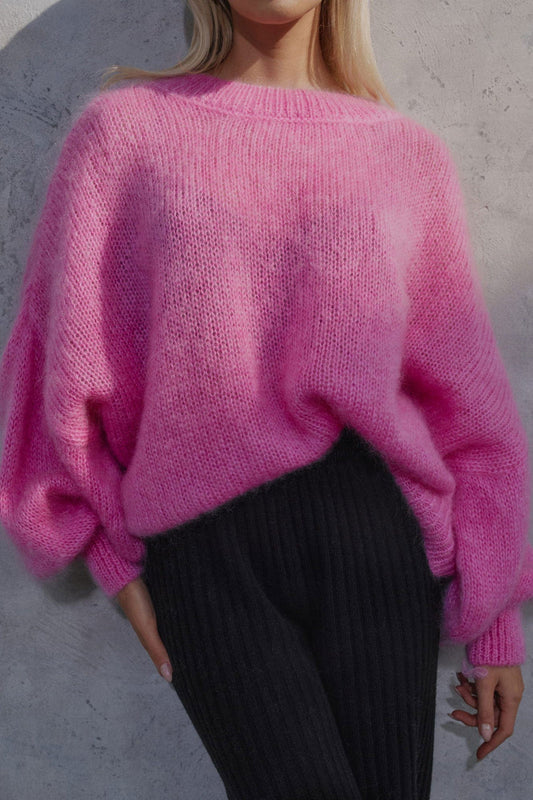 Trend Collection Super Kid Mohair Pullover Como One Size / Pink