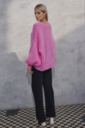 Trend Collection Super Kid Mohair Pullover Como One Size / Pink