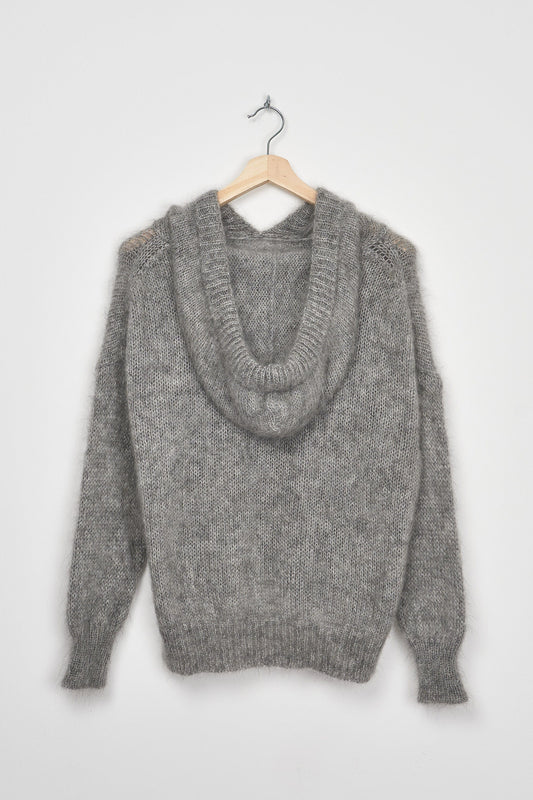 Trend Collection Super Kid Mohair Pullover Mari One Size / Grau