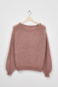Trend Collection Super Kid Mohair Pullover Neli One Size / Choco Light