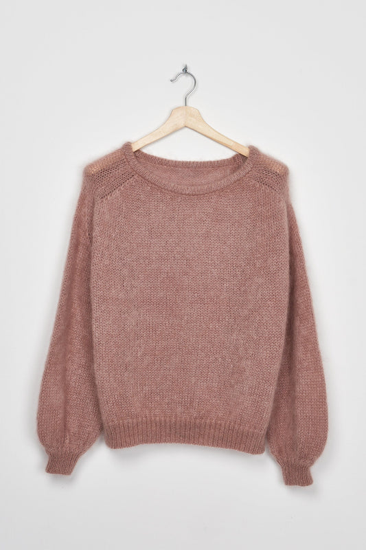 Trend Collection Super Kid Mohair Pullover Neli One Size / Choco Light