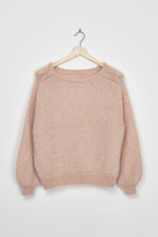 Trend Collection Super Kid Mohair Pullover Neli One Size / Mokka