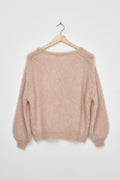Trend Collection Super Kid Mohair Pullover Neli One Size / Mokka