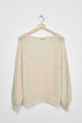 Trend Collection Super Kid Mohair Pullover Neli One Size / Off-White