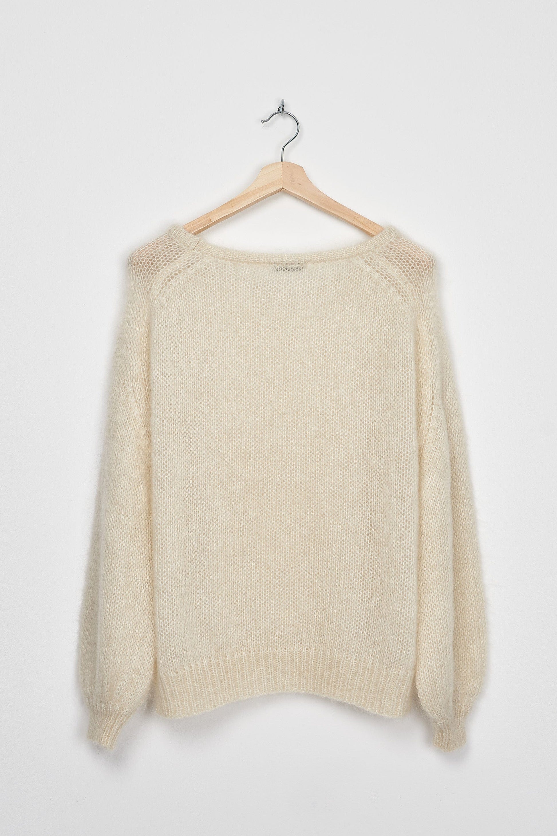 Trend Collection Super Kid Mohair Pullover Neli One Size / Off-White