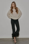 Trend Collection Super Kid Mohair Pullover Neli One Size / Off-White