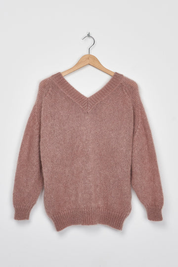 Trend Collection Super Kid Mohair Pullover Suzi One Size / Choco Light
