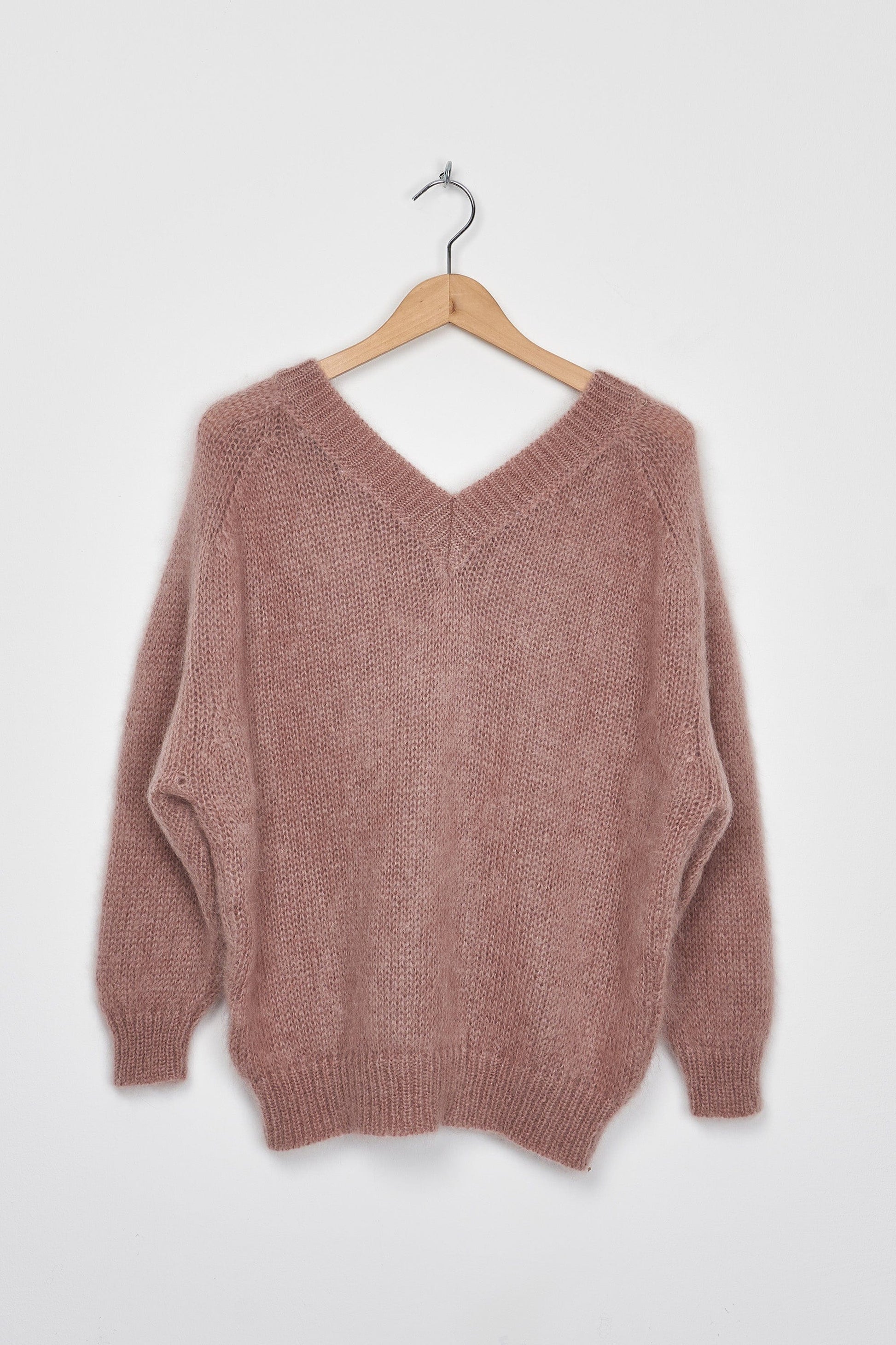 Trend Collection Super Kid Mohair Pullover Suzi One Size / Choco Light