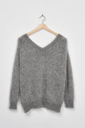 Trend Collection Super Kid Mohair Pullover Suzi One Size / Dunkelgrau