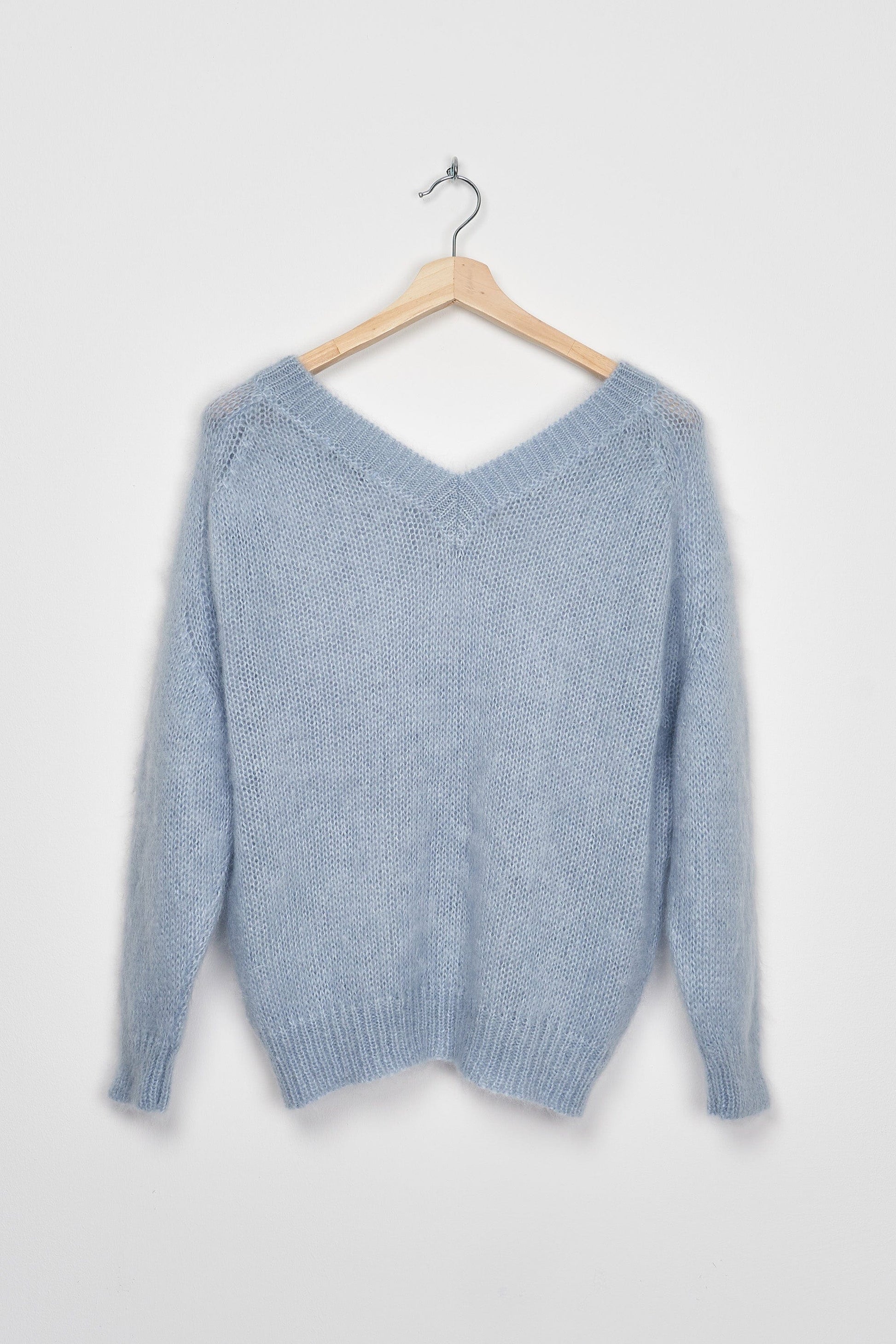 Trend Collection Super Kid Mohair Pullover Suzi One Size / Hellblau