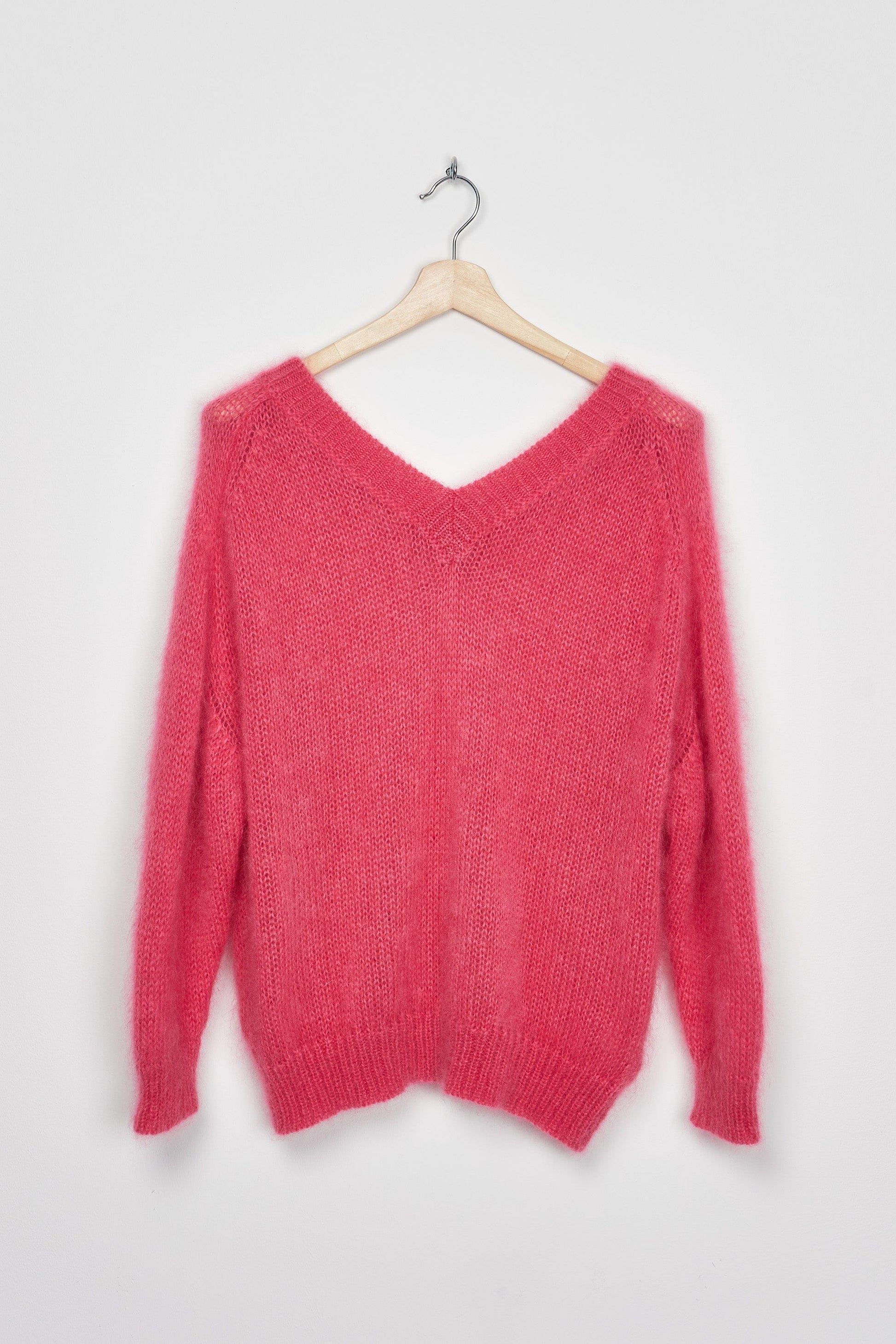 Trend Collection Super Kid Mohair Pullover Suzi One Size / Pink