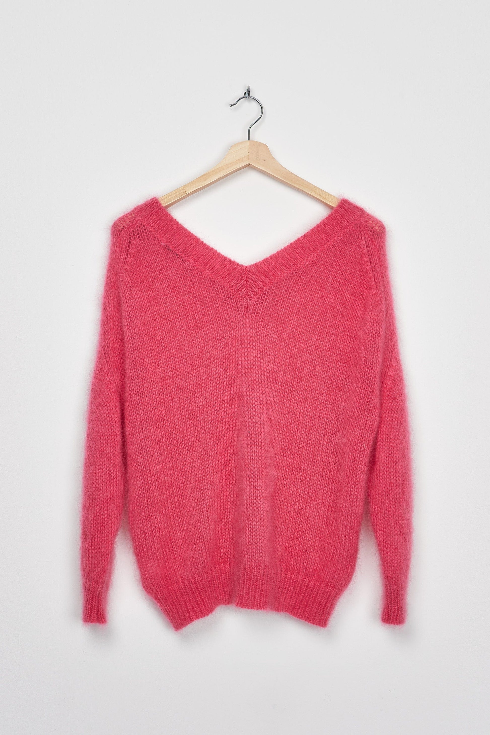 Trend Collection Super Kid Mohair Pullover Suzi One Size / Pink