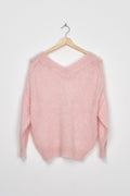 Trend Collection Super Kid Mohair Pullover Suzi One Size / Rosa
