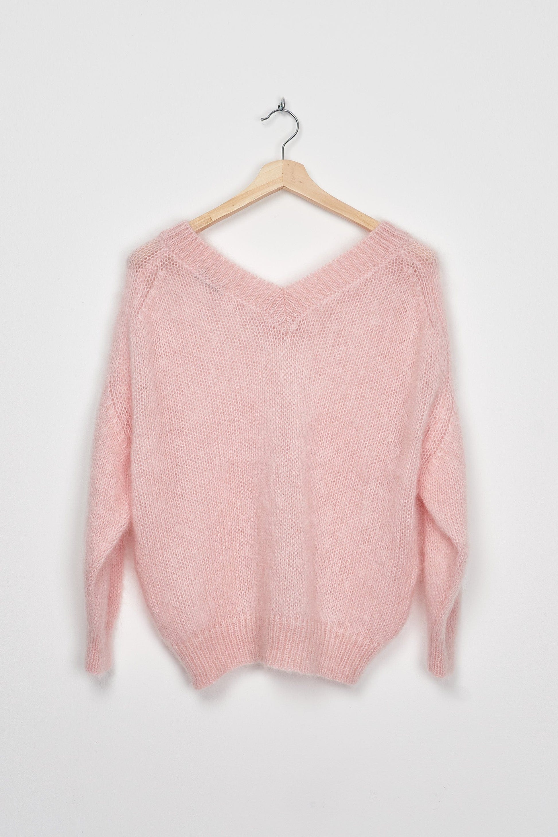 Trend Collection Super Kid Mohair Pullover Suzi One Size / Rosa