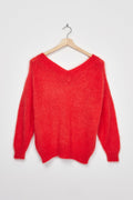 Trend Collection Super Kid Mohair Pullover Suzi One Size / Rot