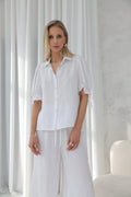 Trend Collection Zweiteiler Set Summer Weiß